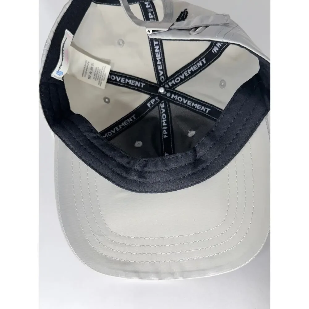Free People FP Movement Silver Simple Stunner Baseball Cap